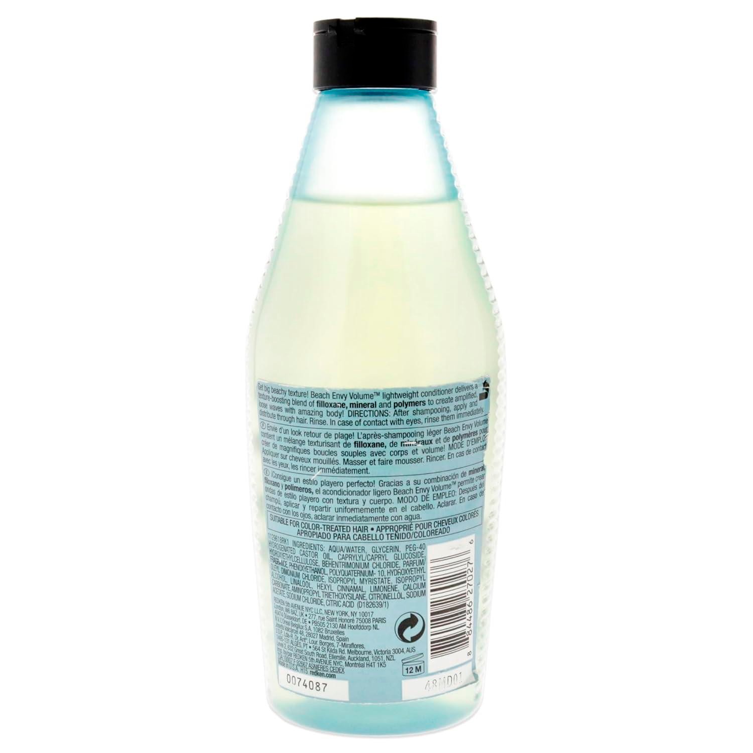 REDKEN Beach Envy Volume Texturizing Conditioner, 8.5 fl oz (Pack of 2)