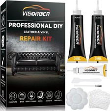Black Leather Repair Kit for Furniture, Leather Seat Repair Kit for Cars, Easily