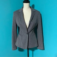 NWT Express S Gray Single Button Blazer Jacket