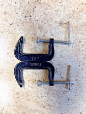 2 Inch C-Clamp Set, Heavy Duty Steel C Clamp Industrial Strength C Clamps