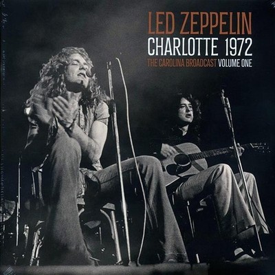 Led Zeppelin Charlotte 1972 Volume 1 2xLP Clear Vinyl Limited Ed 1000 Copies