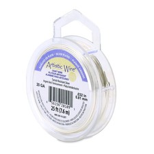 20 Gauge Silver Plated Tarnish Resistant Colored Copper Craft Wire Tarnish R...