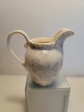  Lord Nelson Chintz Ware Small  Creamer/pitcher England Blue Floral Print 4"