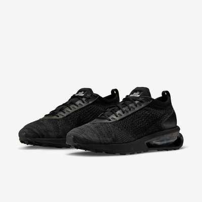 Nike Air Max Flyknit Racer Mens Size 13 Triple Black Running Sneaker Shoes Nike Air Max Flyknit Racer Triple Black Running Sneakers  main image 3