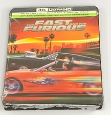 The Fast and The Furious 25th Anniversary 4K UHD Blu-ray Steelbook NEW