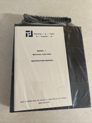 Teleprocessing Products Model 1 Multirate CSU/DSU with Instruction Manual