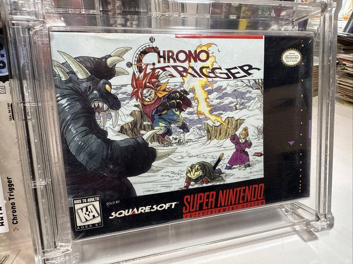 Snes Cartridge Box Chrono Trigger Snes Cover Chrono Trigger Super