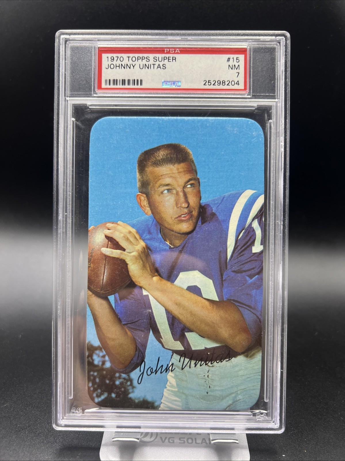 1970 Topps Super - Johnny Unitas #15 view 1