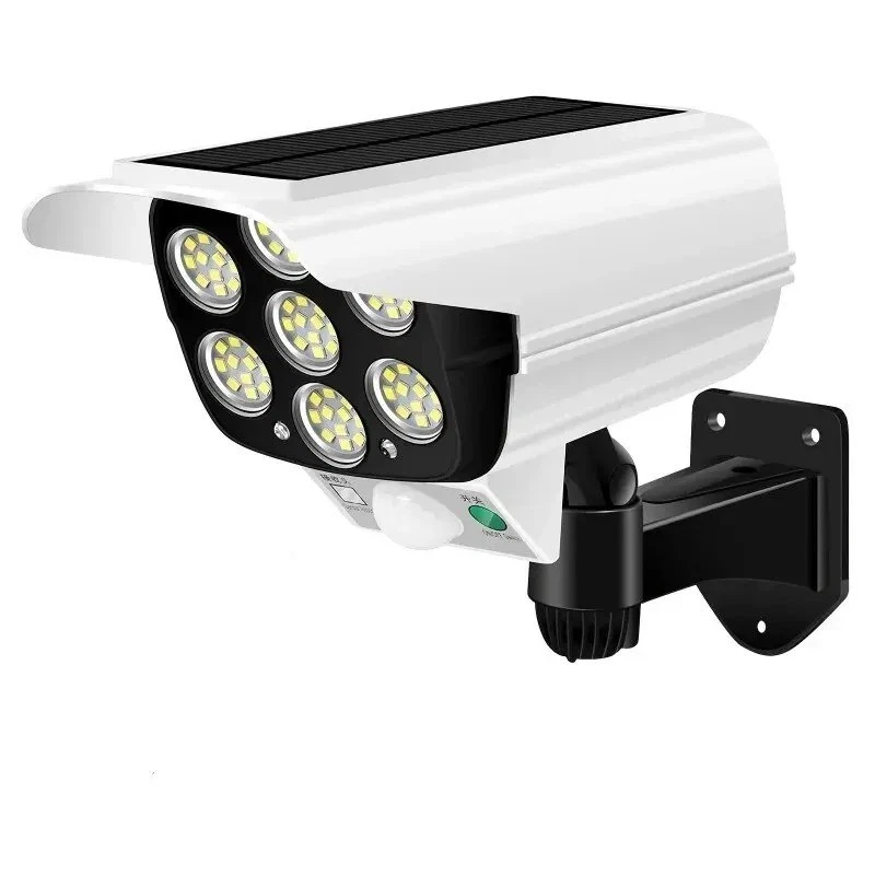 LED Solar Light PIR Motion Sensor Outdoor Garden Dummy Security Fake Camera - Image 3 of 4