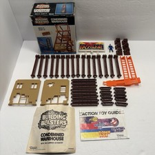 Kenner Building Blasters Condemned Warehouse Construction Toy Set Complete 1988