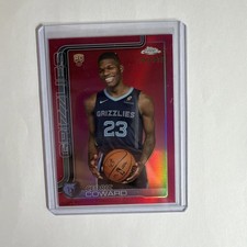 2025-26 Topps Chrome CEDRIC COWARD ROOKIE MAGENTA 394/399 RC - GRIZZLIES