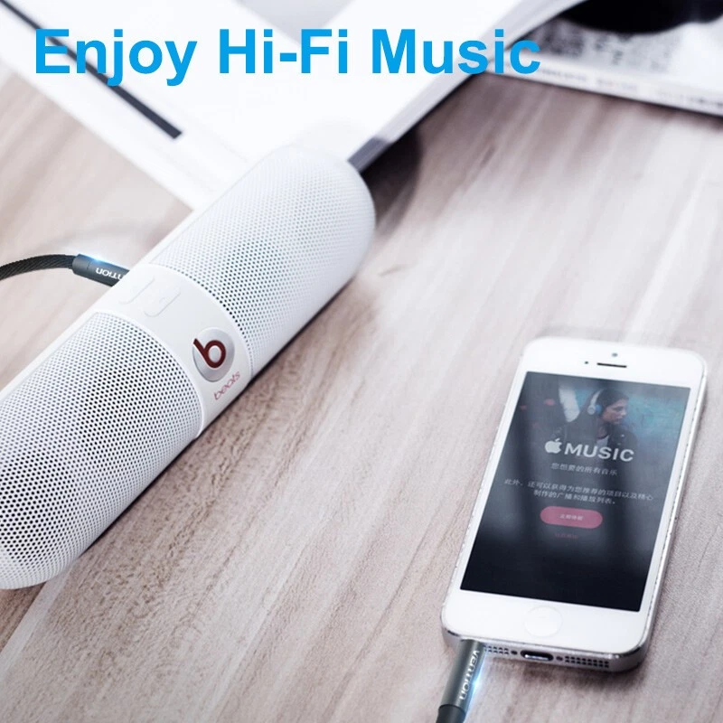 Aux Lead SHIELDED Headphone Cable Stereo 3.5mm Jack to Jack Audio Male to Male - Image 4 of 4