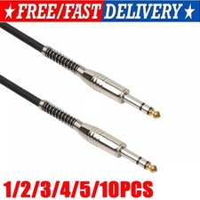 6ft NOISELESS Electric Guitar Bass Cable Pedal AMP Cord 1/4" USA KEYBOARD