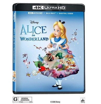 Alice In Wonderland (1951) (4K UHD + Digital) NEW