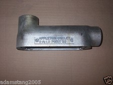 APPLETON 2-1/2" inch UNILET LB BODY OUTLET BOX FORM 35 WITH ROLLERS RIGID