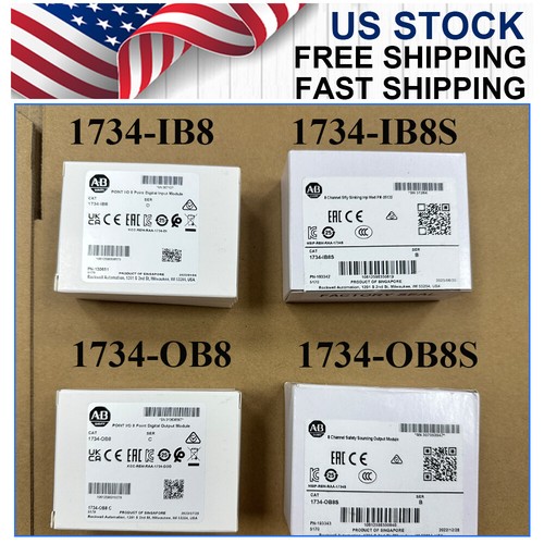 NEW Allen-Bradley 1734-OB8 1734-OB8S 1734-IB8 1734-IB8S Free Shipping US Stock
