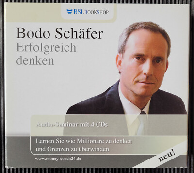 Bodo Schäfer - Erfolgreich denken [4 CDs], SEHR GUT