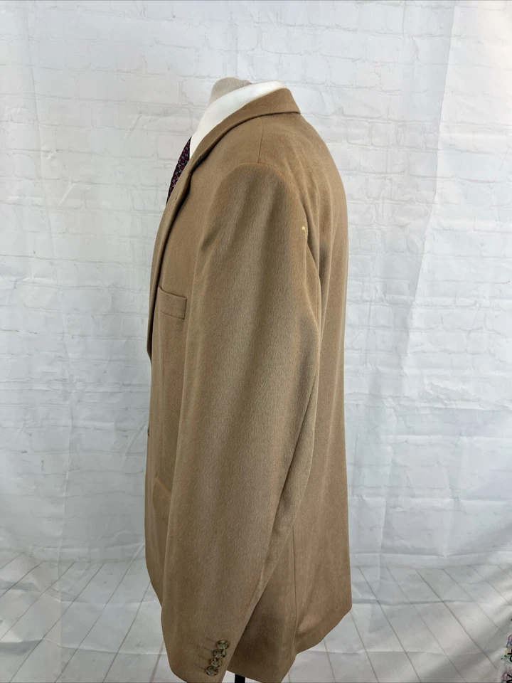 Blazer OTOÑO/INVIERNO Barney's New York Para Hombre Beige Cachemira Sólida 46R $795 Foto 4 de 4