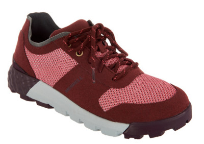 Merrell Mesh Lace-up Sneakers Women's Tennis Shoes Solo AC+ Burgundy 6 New