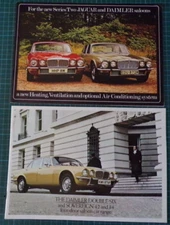 Daimler Double-Six and Sovereign 1977 & Heat, Ventilation & AC 1973 Brochures