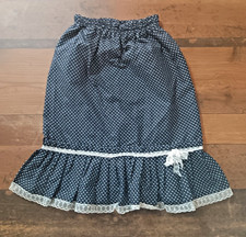 Rockabilly Skirt Black With Small Dots Original Vintage