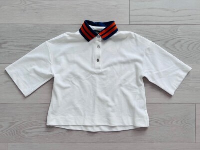 Roberto Cavalli Junior Boy's Polo Top White ( 6 ) 