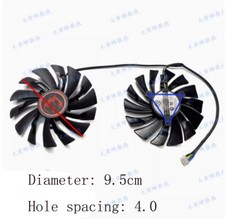 Graphics Card Fan PLD10010S12HH For MSI R9 390X 390 380/R7 370 GAMING  
