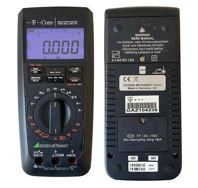 Gossen Metrawatt KMM2006, Gossen Metrawatt METRAHIT M246S, T-COM PLUS Multimeter