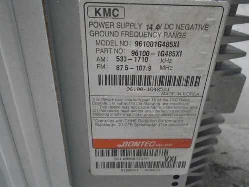 2006 Kia Rio Radio Stereo CD Player OEM 96160-1G485 NICE - Picture 3 of 5