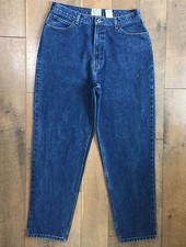 Vtg 90s Carolina Blues Womens High Waist Jeans 100 Cotton Size 16 Waist 34"