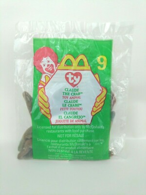 ty claude the crab mcdonalds