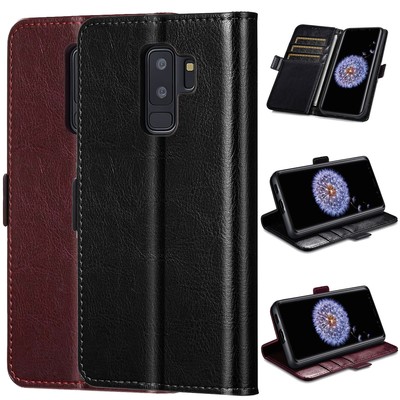 For Samsung Galaxy S9/S9+/S9 Plus Phone Case Shockproof Leather Wallet  Cover