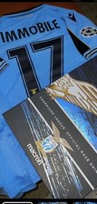 LAZIO MAGLIA IMMOBILE AUTOGRAFATA 120 ANNI 2020 2021  CHAMPIONS LEAGUE