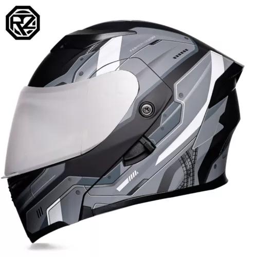 DOT Approved Men and Women Double Visors Modular Motorcycle Helmet - Bild 7 von 11