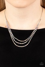 Paparazzi  Surreal Sparkle Multi   IRIDESCENT   Necklace    NEW RELEASE 2022  