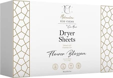 Molecular Eco Clean Dryer Sheets Long Lasting Hypoallergenic 80 Loads