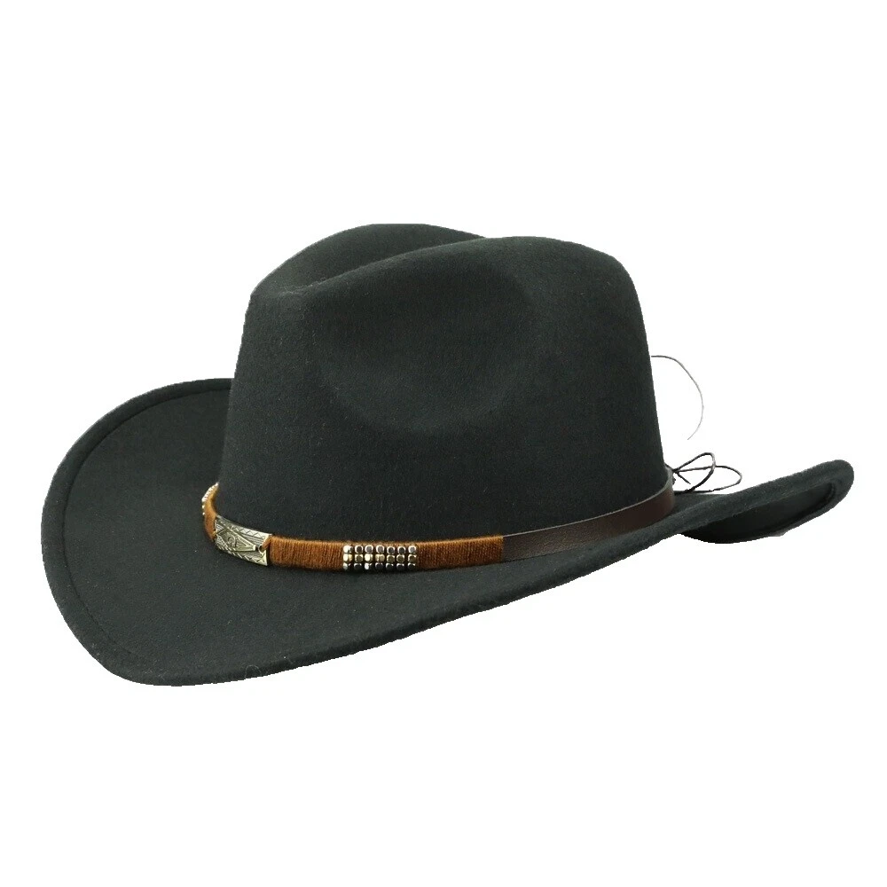 Chapéus de Cowboy Masculino de Lã