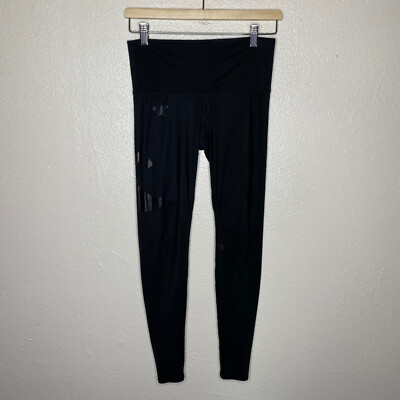 Teeki Hot Pant Magic Hat Black Moon Star Leggings Size Small