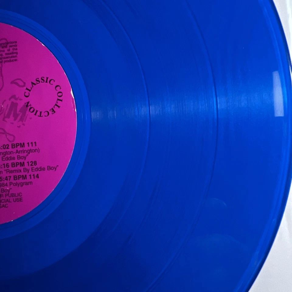 Wicked Mix - Eddie Boy • Hitman • Marvin Gaye Hip Hop Rap Soul House BLUE VINYL - Image 4 of 4