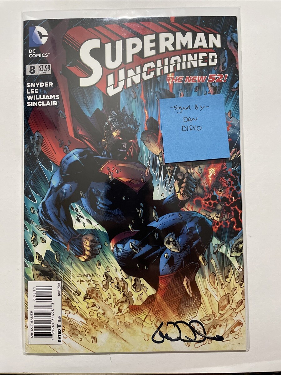 スケッチカード 2012 CZE DC Superman Superman Unchained 8 NM Near Mint Signed Dan Didio DC 2014