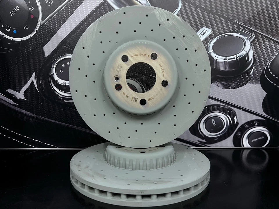 Mercedes-Benz Genuine AMG Brake Discs Pair Vented Front E-Class W213 A0004218700
