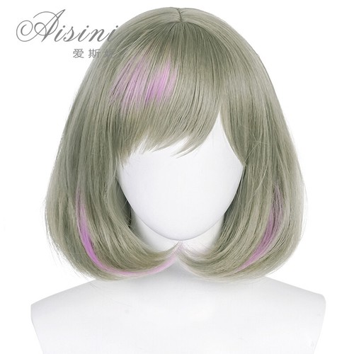 Love Live! Tang Keke Hairpiece Periwig Resistant Heat Synthetic Cosplay Wig - Picture 5 of 5