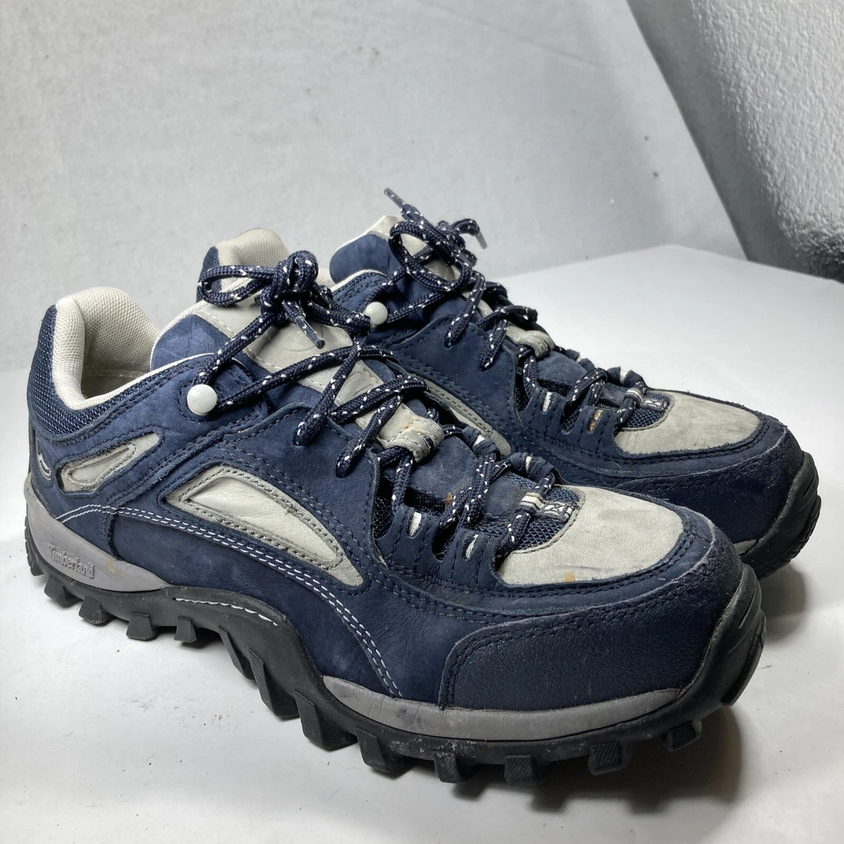 Timberland PRO Women s Navy gray Lace Up Work Shoes Size 9 1 2M