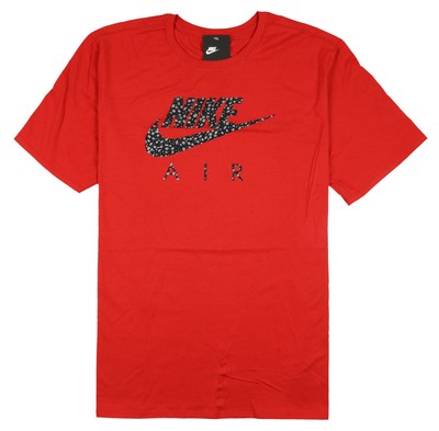 NIKE Air Max Splatter Logo T-Shirt sz S Small Sport Red Reflective Black 400007037892 | eBay
