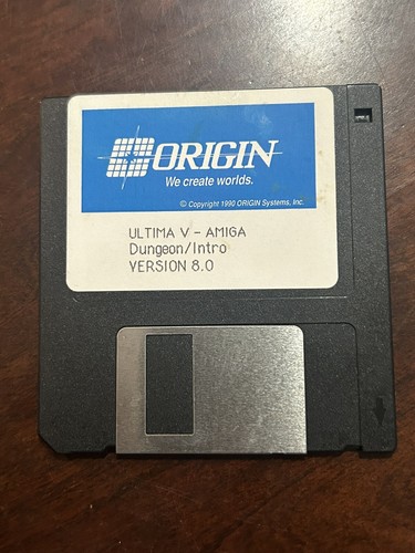 Ultima V Warriors of Destiny for Amiga In Box With Map Discs And Inserts . - Picture 3 of 19