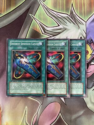 PGD-083 Verschiedene Dimensionen Kapsel Common Playset x3 Yugioh