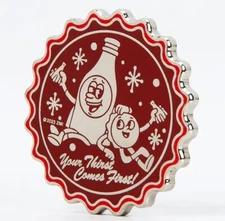 Fallout Nuka Cola World Cap Your Thirst Bottle Cappy Coin Official Sold Out NEW
