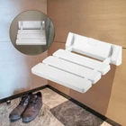 Shower Seat Folding Wall Mounted Bathroom Mobility Aid Chair Strong Fold Up Down