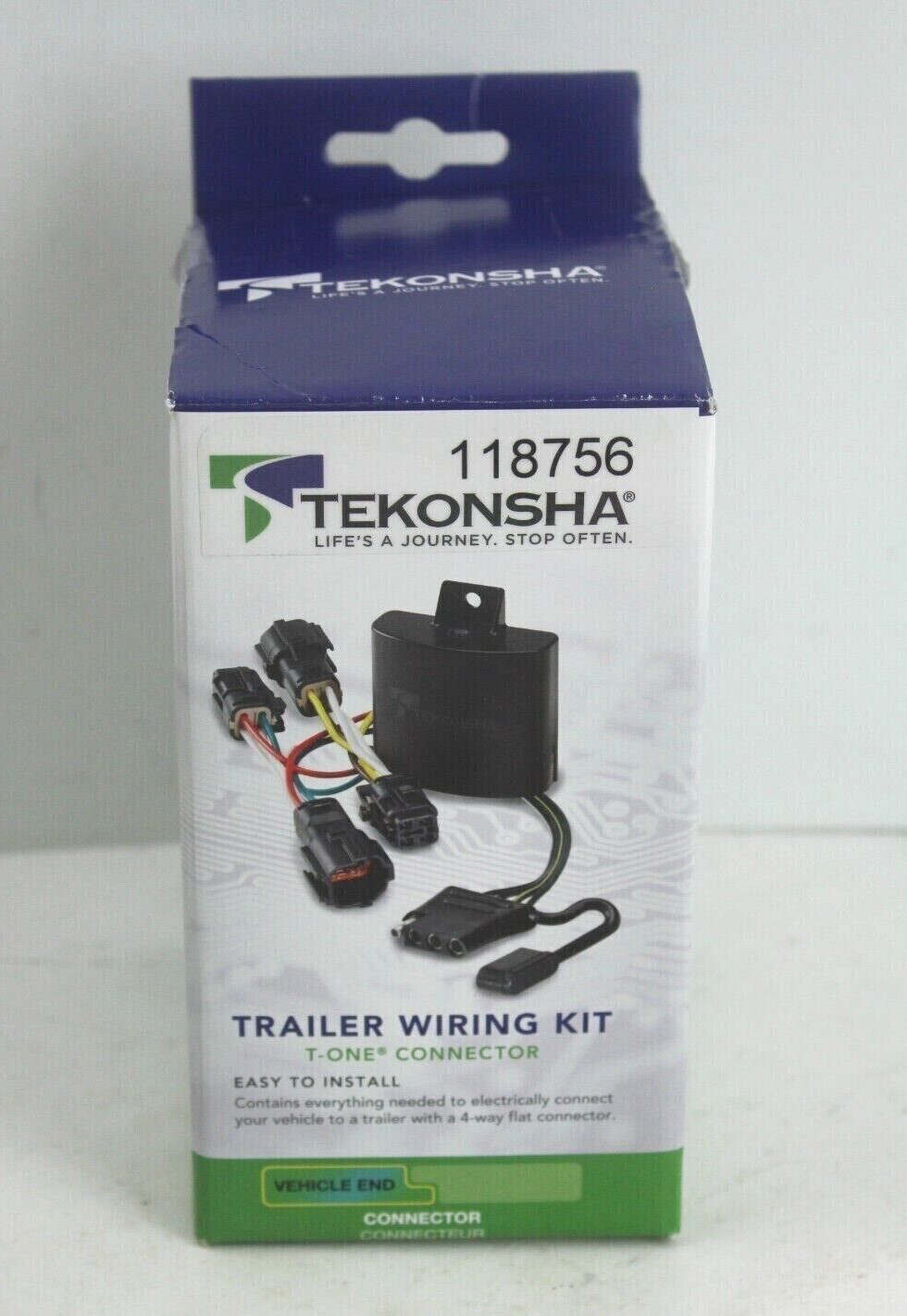 Tekonsha 118756 Tow Harness T-Connector Assembly For 18-22 Toyota C-HR