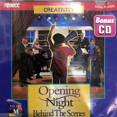 Opening Night Behind The Scenes  By Creativity Mecc Cd Rom